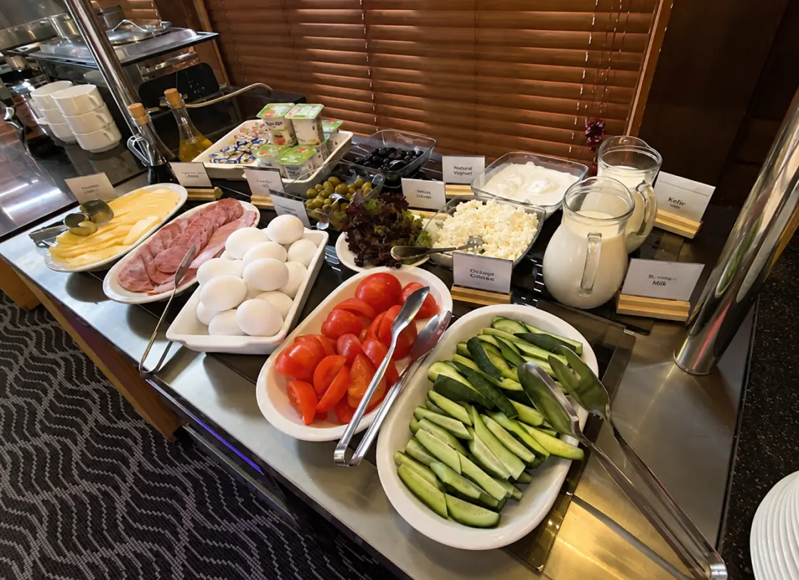Buffet breakfast at Samal Resort & SPA